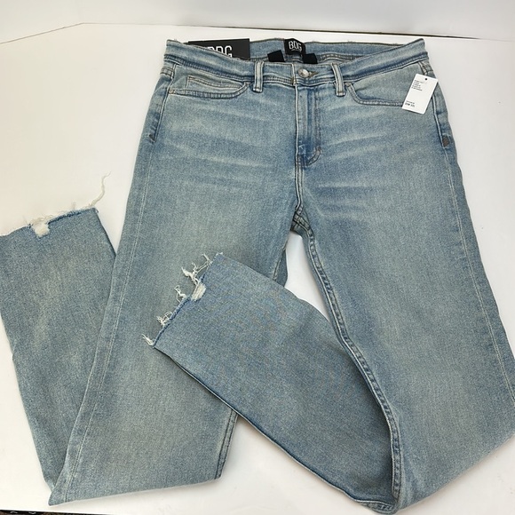 BDG Skinny Stretch Jeans 33W 32L Vintage De Split Distressed Raw Hem - Picture 16 of 16